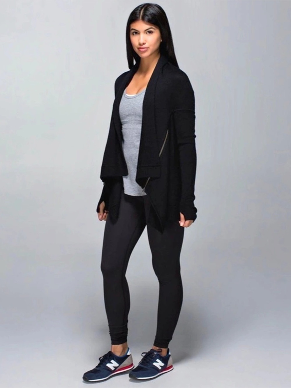 Lululemon Wrap It Up Sweater, Black, Size 10